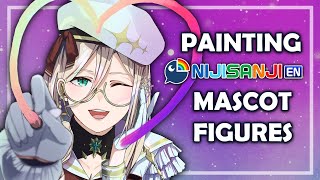 【HANDCAM】 Painting more of my NIJI EN Mascot Figures! 🎨 【NIJISANJI EN | Aia Amare 】