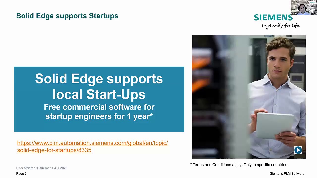 Siemens Solid Edge Startup Program - YouTube