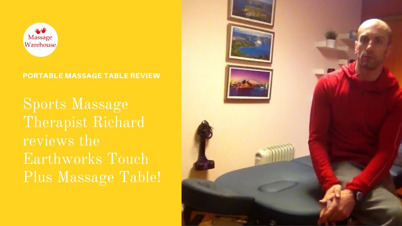 Sports Massage Therapist Richard's review of Massage Warehouse's Earthworks Touch Plus Massage Table