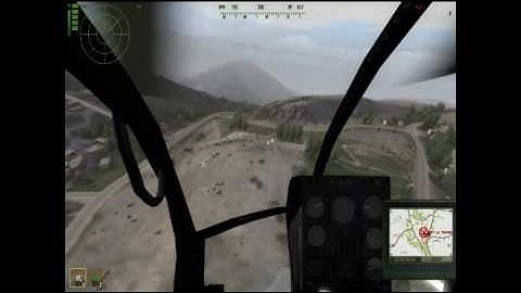 ArmA2 Operation Arrowhead Gameplay - Littlebird Practise #2