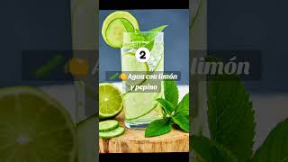 " 3 bebidas que hidratan MÁS que un refresco 🥵” #salud #shorts
