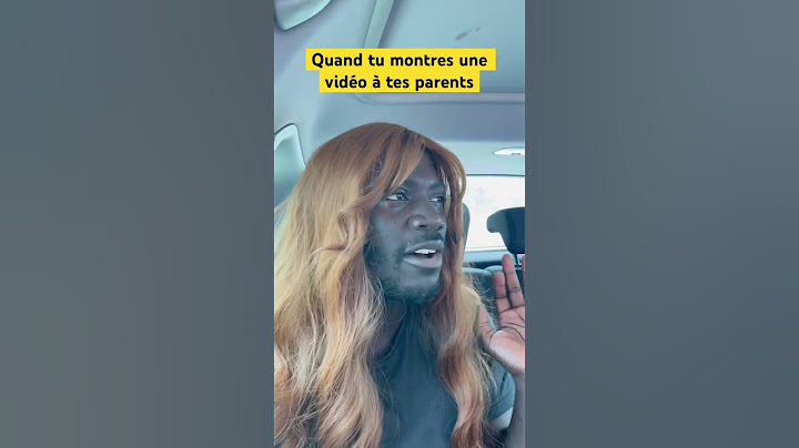 Quand tu montres une vidéo à tes parents - Souleymane Touré