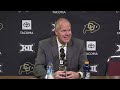 Colorado Men's Basketball Postgame Press Conference