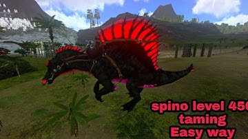 Ark mobile spino taming guide level 450 esay way