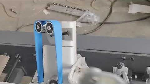 650 High speed folder gluer testing pre folding boxes for customer before delivery.