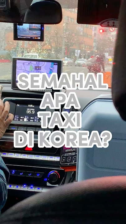 Taxi di Korea MAHALL?!?! 😱 #traveltips #korea #travel #seoul