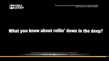 Loading Screen Mobile Legends X Lirik Tik Tok Lirik viral