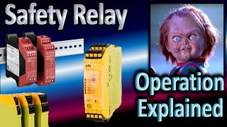 Working principle of Safety Relay / How relays work with electrical safety / Safety relay wiring