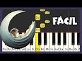 HIJO DE LA LUNA MECANO TUTORIAL DE PIANO FÁCIL CANCIÓN FÁCIL PARA PIANO CON NOTAS