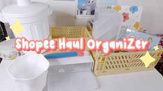 Shopee Haul Organizer || Pen Holder, Storage Box, Mini Trash Bin ...etc || Indonesia