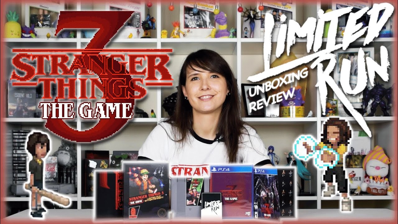 Stranger Things 3 The Game 'Limited Run Games' Unboxing Review for PlayStation 4 YouTube