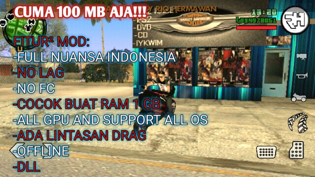 RILIS!!![ GTA LITE INDONESIA 100 MB ALL GPU ] ANDROID