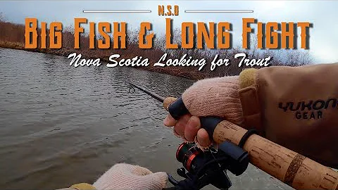 Nova Scotia Fishing - Looking for Trout - Three Bi...