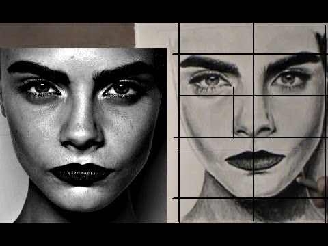 Easy Way To Draw A Realistic Face Youtube