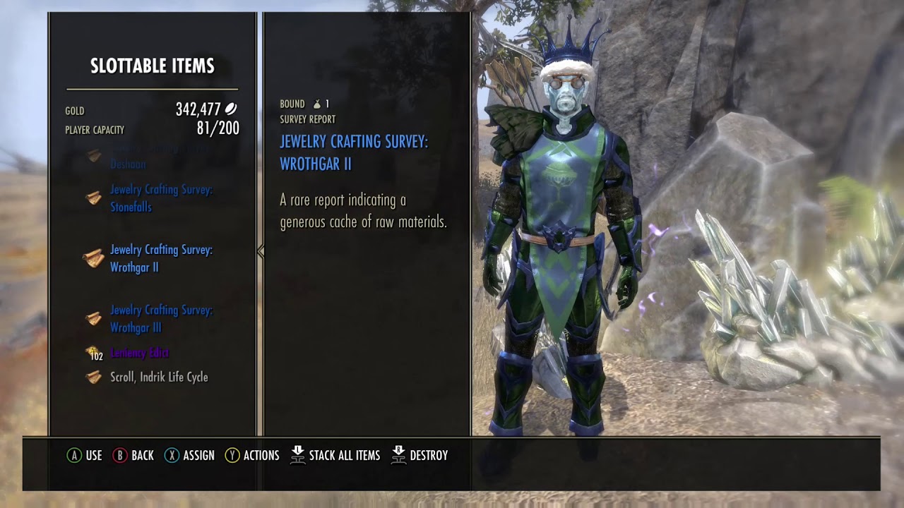 ESO Jewellery Survey Wrothgar 2 YouTube