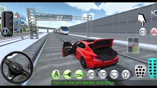 American City Red Sports Car driving Game – 3d driving Class Car game screenshot 4