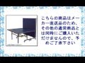 イグニオ(IGNIO) 家庭用サイズ 卓球台(移動キャスター付)