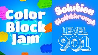 Color Block Jam - Level 901 - Solution Walkthrough!!!