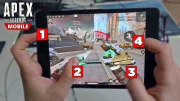 Apex Legends Mobile Full Gyroscope HANDCAM | Apex Legends mobile Gameplay (4 fingers claw)