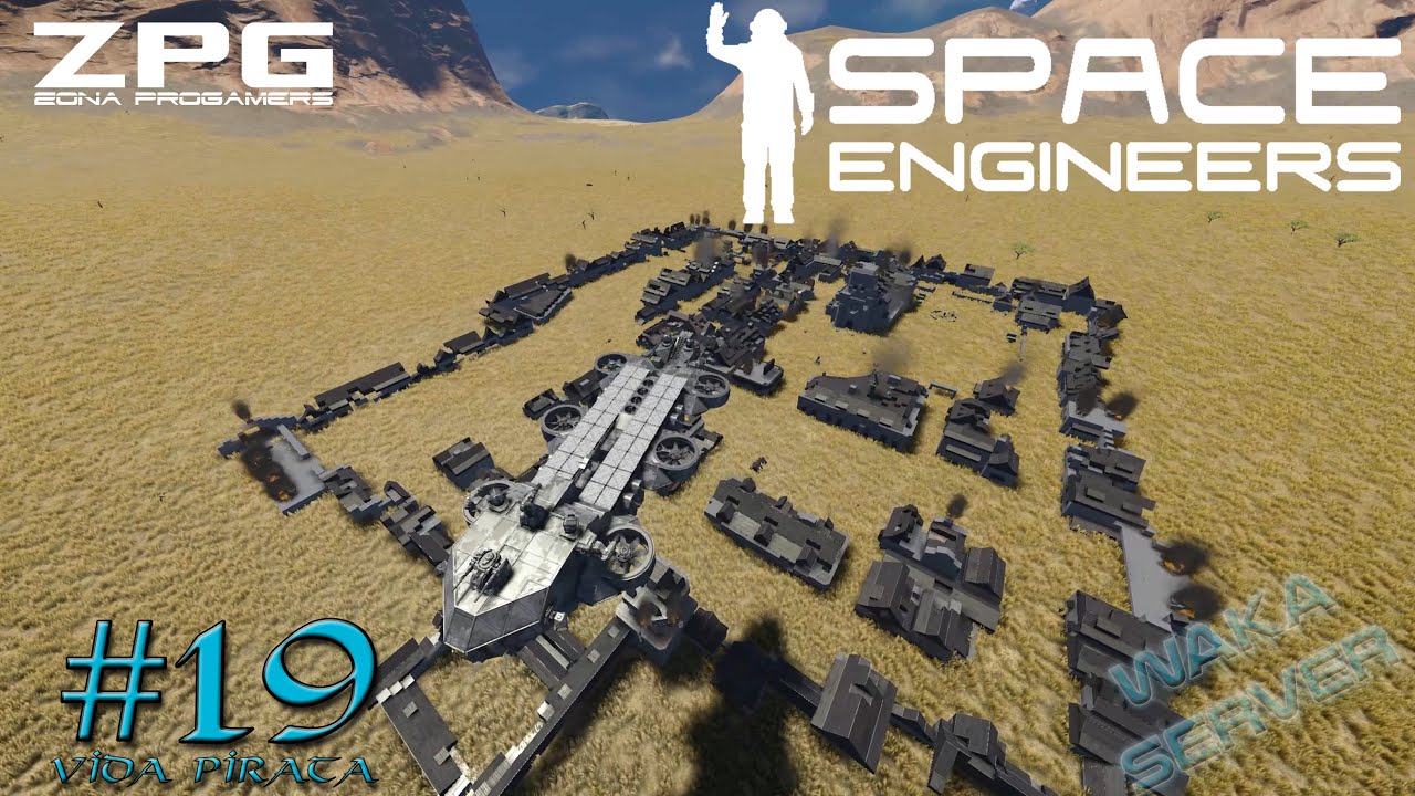 Space Engineers - Vida Pirata #19 | Visitando la vieja Ciudadela ...