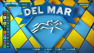 Bessie Coleman wins race 7 at Del Mar 7/30/26