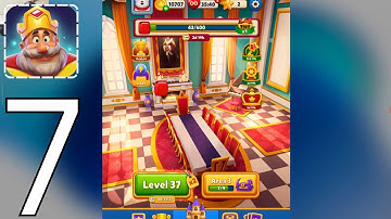 Royal Match - Gameplay Walkthrough Part 7 - Level 31-36 (Android, iOS)