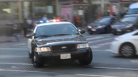 [CROWN VIC V8-Power!] San Francisco Police Department responding urgently