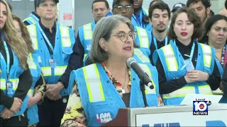 Mayor announces Miami International Airport campaign