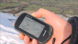 Creating a waypoint on a touch screen GPS unit screenshot 5