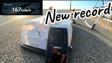 Arrma limitless GT 8s Tp5680 speedrun test 269km/h==167 mph