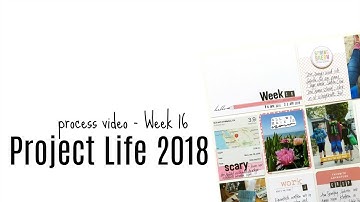 Project Life Process: Week 16/2018 * Cocoa Daisy * ali edwards