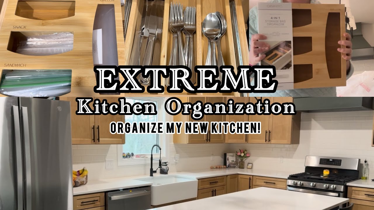EXTREME Kitchen Organization|Homegoods organizing finds|Declutter ...