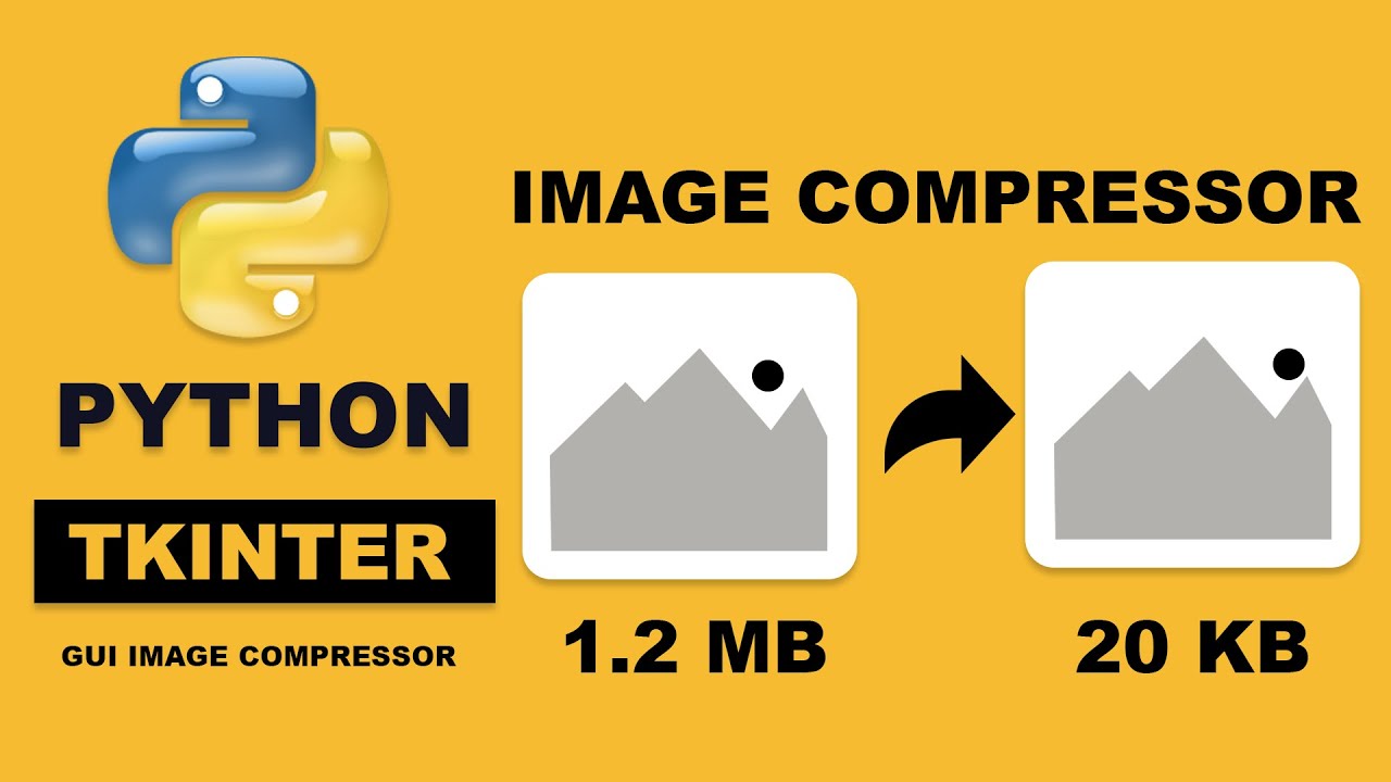 how to create image compressor using python | tkinter project