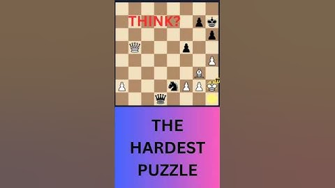 😳The Hardest Chess Puzzle You’ll See Today ♟🔥#chess #shorts #puzzle