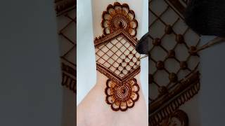 Back Hand Mehndi Designshorts mehndi viralvideo viral trending shortsfeed