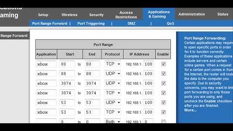 XBOX 360 opening your NAT (linksys)