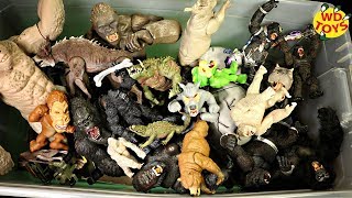 HUGE Box King Kong Toys, Rampage The Movie & Jumanji 3 Movie Surprise   Skull Island, WD Toys