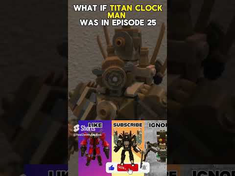 Lego Skibidi Toilet: What If Titan Clock Man Was In Episode 25