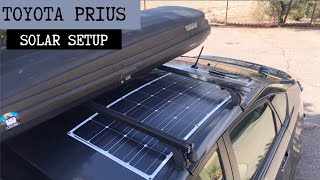 Toyota Prius Camper: Solar Setup and Refrigerator