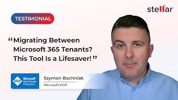 Microsoft MVP Szymon Bochniak Testimonial Stellar Migrator for Exchange