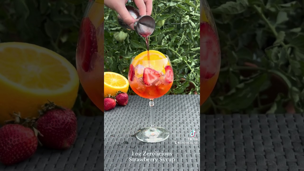 Strawberry Rosé Aperol Spritz