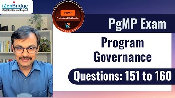 PgMP Exam Sample Mock Questions | Program Governance | 10 Practice Questions with  Explanations