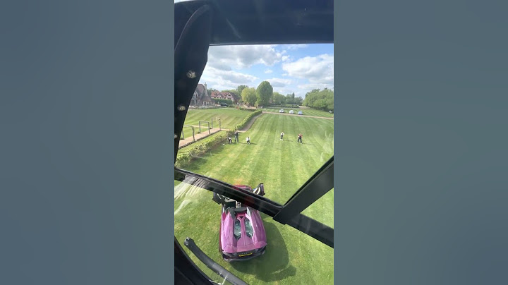 FLYING over a LAMBORGHINI AVENTADOR in a Helicopter