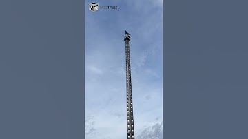 ModTruss Sleeve Block In Motion on Self-standing Tower