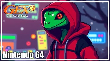 Gex 3: Deep Cover Gecko 100% Nintendo 64 Walkthrough Part 6 (Lake Placid 2)
