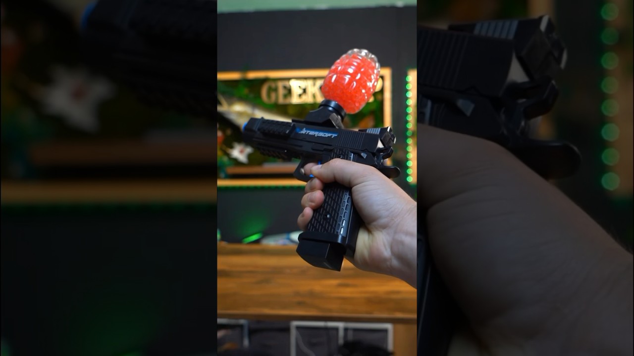 JE TESTE UN PISTOLET A ORBEEZ SURPUISSANT ! 