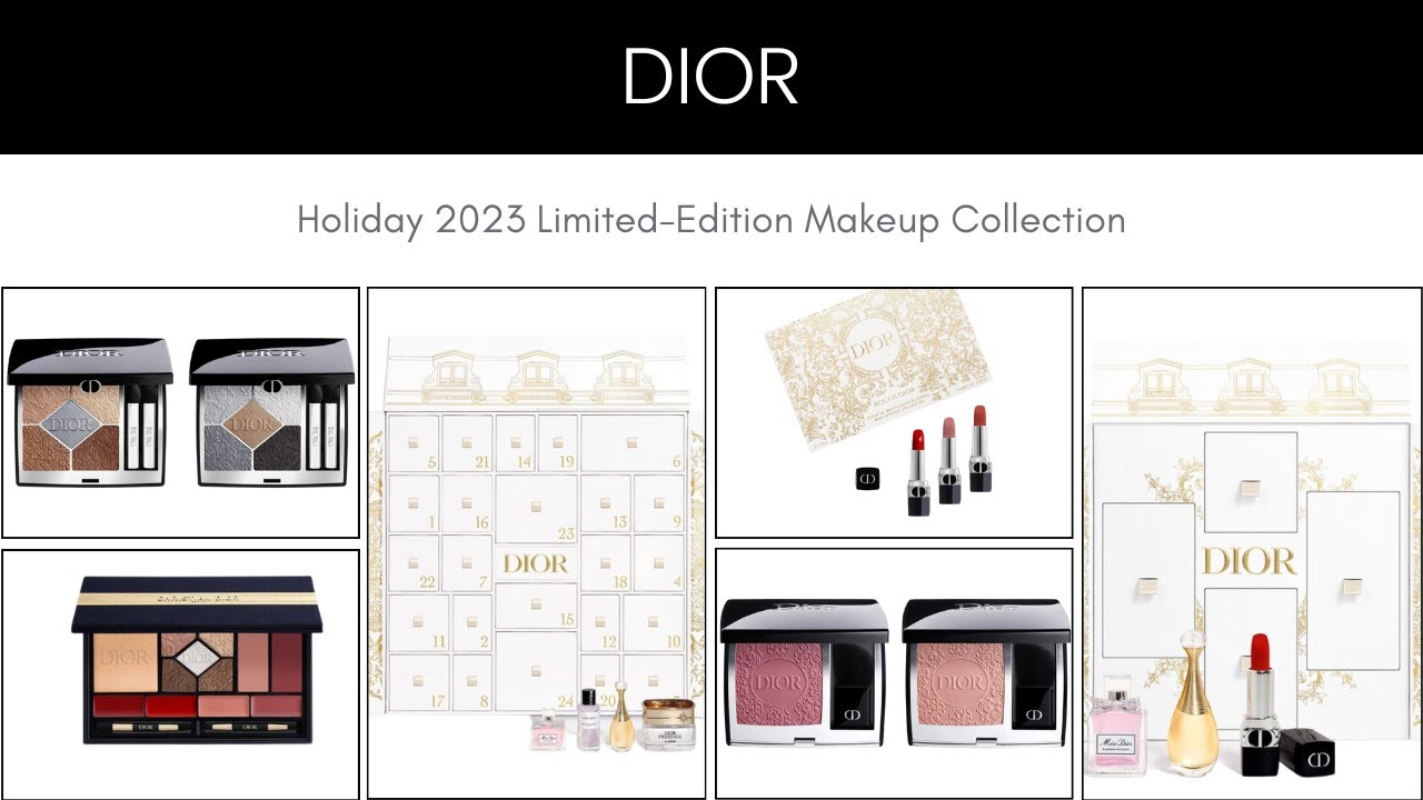 Dior Holiday 2023 Limited Edition Makeup Collection 