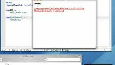 Easy Erlang compiling with Textmate