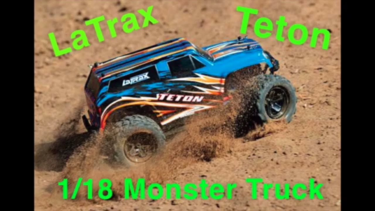 LA TRAX TETON 1/18 SCALE MONSTER TRUCK ON THE DIRT @SHORT TRACK RC  DOES SIZE REALLY MATTER