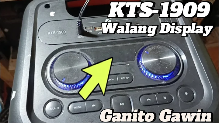 PAANO Gawin Ang KTS 1909 BLUETOOTH (with voice over) Walang Display pero me Light Indicator